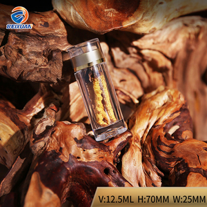 Flacon en acrylique transparent pour <span class=keywords><strong>safran</strong></span> doré <span class=keywords><strong>iranien</strong></span> de Dubaï, Cordyceps, capsule transparente - Product Image 2