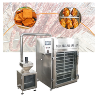 Horno ahumador de parrilla de barbacoa de carbón comercial para fumar bagre pavo y carnes marinadas