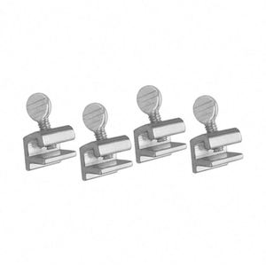 WEKIS Cerradura Moderna Ajustable de Acero, Latón y Aluminio para Ventanas, Tope Deslizante para Ventanas Correderas, Seguridad Infantil, Instalación con Tornillos para el Hogar - Product Image 3