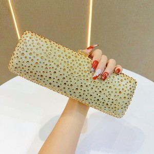 Bolsos de mano de noche de lujo con diamantes de imitación para mujer, bolso cruzado con cadena para mujer, bolsos de noche de <span class=keywords><strong>cristal</strong></span> de alta calidad - Product Image 5