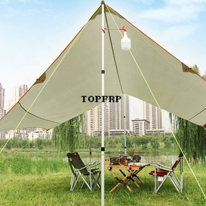 High Quality Tent <b>Tarp</b> Awning Shelter Telescopic Support Pole - Product Image 4
