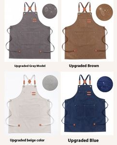 Tabliers en toile personnalisables avec logos pour les cafés, restaurants, salons de manucure, fleuristes et fermes. - Product Image 4