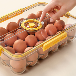 Buzdolabı Dondurucu Kutuları İstiflenebilir Gıda Saklama Kapları BPA İçermez PET Malzeme 1-3L Kapasiteli Amerikan Tarzı Buzdolabı Düzenleyici - Product Image 1