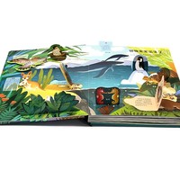 Libro Pop-up de Cartón Ecológico con Tapa Dura y Logotipo Personalizado, Muestra Gratuita, con Color Personalizado para el Aprendizaje y la Diversión de los Niños