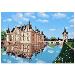 Bán Buôn Sơn Kim Cương Trang Trí Nhà DIY Cross Stitch Cảnh Quan Đô Thị 5D Sơn Kim Cương - Product Image 4