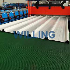 浙江省カラーグレージング鋼板屋根パネル広幅波形台形プロファイルシートロール成形機0.3-0.8mm - Product Image 4