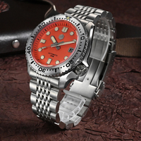 Montre Homme Montre Mécanique Automatique de Luxe pour Hommes 200m Étanche Design Classique Montres de Plongée avec Logo Personnalisé