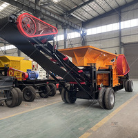 Venta Directa de Fábrica de Trituradora de Mandíbulas Móvil Diésel PE400x600, Adecuada para Triturar Guijarros de Río y Granito. Mini Trituradora de Piedra
