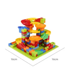 Small Size 168 pieces Puzzle Race Track building Block Toys