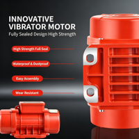 Moteur vibrant triphasé réglable 240 V 3000 tr/min, moteurs vibrants 3000 tr/min pour machine à briques et machine de remplissage