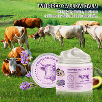 Crème hydratante naturelle apaisante et éclaircissante au miel et au suif de bœuf à la lavande pour le visage, idéale pour les soins de la peau normale
