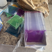 Estuches para Discos de CD, DVD y Blu-Ray Ultra Transparentes de 0.2 Pulgadas con Impresión de Logotipo Personalizado, en Colores Surtidos, con Caja de Empaque