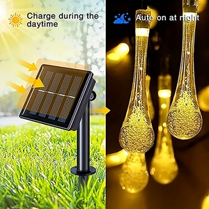 Lanterne Solari LED a Forma di Libellula e Ape, Impermeabili IP65, Luci Decorative <span class=keywords><strong>da</strong></span> Esterno per <span class=keywords><strong>Giardino</strong></span>, Natale e Festival, Luce Lampeggiante - Product Image 4