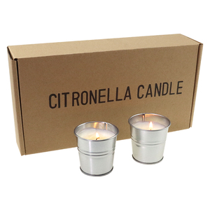 <span class=keywords><strong>Bougie</strong></span> anti-moustiques artisanale en métal, à la cire de soja, aromathérapie, respectueuse de l'environnement, <span class=keywords><strong>pour</strong></span> le camping en plein air, 55 g, Noël - Product Image 5