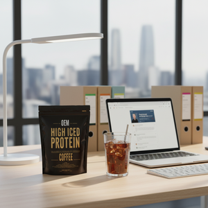 OEM-Café helado de alta proteína, proteína 20G, 2 disparos Espresso, azúcar 1G, soporte de enfoque, soportes de salud, suplementos alimenticios - Product Image 3