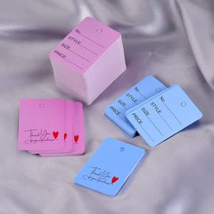 Etiqueta de Papel Ecológica <span class=keywords><strong>para</strong></span> <span class=keywords><strong>Ropa</strong></span>, Etiqueta de Cupón de Doble Cara Multicolor de 1.97*1.38 Pulgadas <span class=keywords><strong>para</strong></span> Tiendas, Venta al Por Mayor - Product Image 6