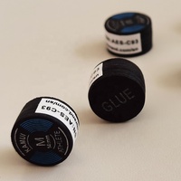 Embouts de queue de billard Kamui Tips ATHLETE noirs 14 mm, embouts de queue de billard, accessoires de billard et de snooker