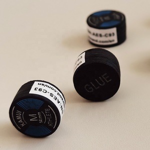 PT-XY-008- رأس عصا بلياردو رياضي من Kamui بطبقات متعددة من الجلد بألوان قوس قزح للبلياردو والسنوكر والكاروم، مقاس S <span class=keywords><strong>M</strong></span> H، الأكثر مبيعًا مع علبة - Product Image 2