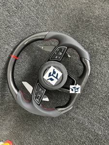 <span class=keywords><strong>Volant</strong></span> en fibre de carbone personnalisé avec palettes de changement de vitesse pour Audi A5 S5 Q5 A3 S3 A4 S4 A7 S7 <span class=keywords><strong>Sline</strong></span> Disponible pour tous les modèles de voitures - Product Image 4