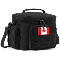 Sac isotherme à bandoulière réglable pour hommes et femmes, sac à déjeuner étanche pour le travail, les pique-niques, les voyages et le camping