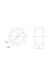 Custom SUS303 Stainless Steel Bushing <b>Spacer</b> CNC Machined Precision Camera Mount Sleeve Photography Parts OEM Supplier - Product Image 5