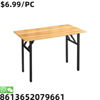 Prix de gros Table pliante en métal pour extérieur jardin meubles fête événement