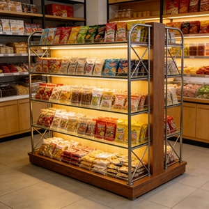 Comptoir de <span class=keywords><strong>vitrine</strong></span> de boulangerie OEM avec service de conception de marque, disposition modulaire pour café et pâtisserie - Product Image 6