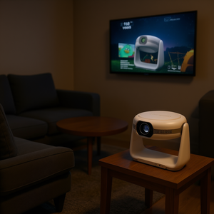 Mini Proyector Everycom 1080P LED Recargable, Cine en Casa Portátil, Android 10, 2G RAM, 16GB ROM - Product Image 2