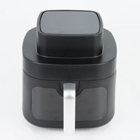 Friteuse à air en verre avec CE multifonction sans fil connect smart 6L wifi Control Visual air friteuse