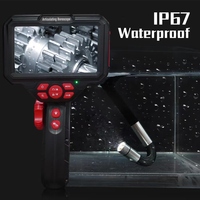 Caméra d'inspection semi-rigide 3m pour conduit de climatisation, écran IPS 5 pouces, 8 LED, 8,5 mm, 720P/1080P, compatible Android, garantie 1 an