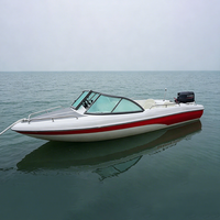 Meilleure vente du fabricant, bateau rapide pour 6 personnes de 15.4 pieds/4.7m en fibre de verre à vendre