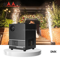 Machine à Étincelles Froides 600W, Fontaine d'Artifices Sans Fil DMX512 avec Télécommande pour Effets de Scène de Mariage