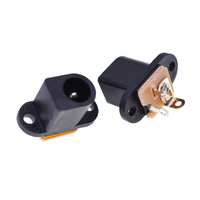 Conector DC017, Conector de Alimentación CC, Toma de Corriente CC de 5.5MM*2.1MM / 5.5MM*2.5MM, Conector Hembra DC-017