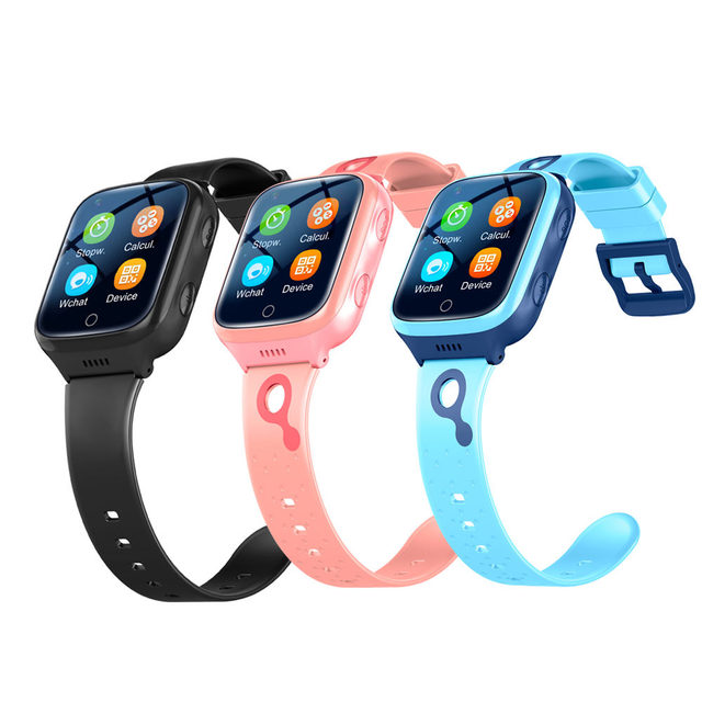 2026 Hot-selling K9H 800mah Large Battery 4G Video Call GPS Tracker Kids Smart Watch Voice Chat IP67 Waterproof Smartwatch K9
