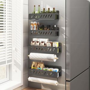 Factory Hot Sale Magnetic Storage Fridge Magnet Spice Rack <b>Shelf</b> Storage for Refrigerator Fridge Magnetic <b>Shelf</b> - Product Image 6