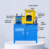 Dénudeur de câbles combiné industriel H120-4 robuste et amélioré, machine tout-en-un pour câbles blindés épais de grande taille, haute efficacité