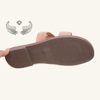 Sandales plates décontractées d'été pour femmes, élégantes et durables, à bout ouvert, avec détails métalliques