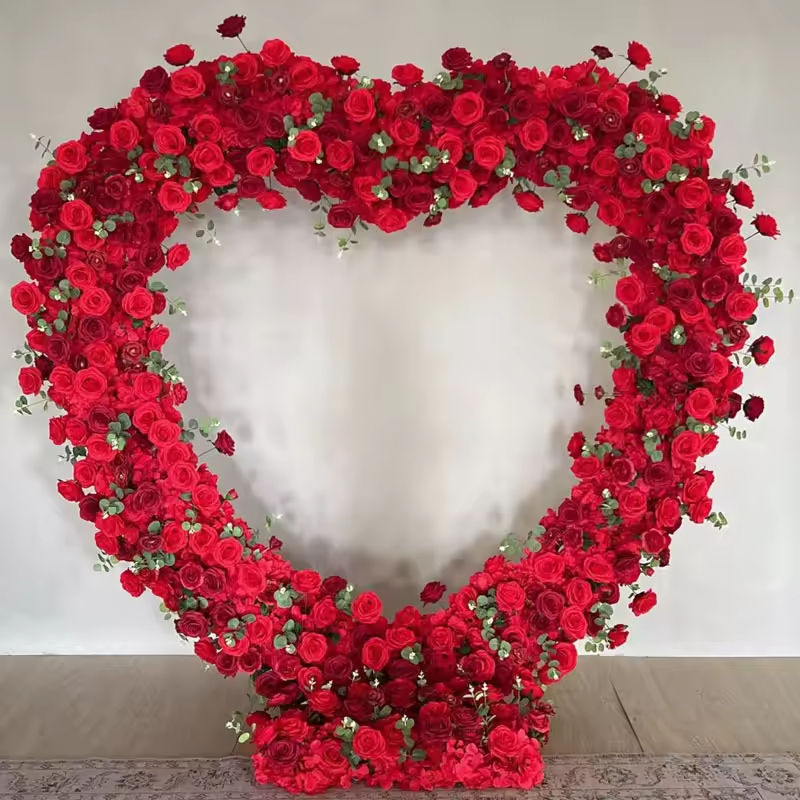 ซุ้มไม้ยูคาลิปตัสสีแดงรูปหัวใจ ขนาด 2.2*2.2 เมตร