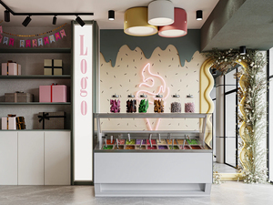 ไฟ LED ทันสมัยระดับไฮเอนด์ เป็นมิตรกับสิ่งแวดล้อม ปรับแต่งได้ เหมาะสำหรับร้านกาแฟ เคาน์เตอร์บาร์ ตู้โชว์กระจก - Product Image 2