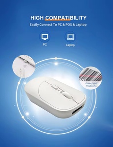 Rts sáng tạo xách tay không dây 1D 2D Máy quét mã vạch đa chức năng QR Đầu đọc mã vạch cho hàng may mặc & giày cửa hàng giao diện USB - Product Image 4