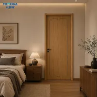 Portes en bois sur mesure pour appartements, hôtels, villas et écoles - Couleurs et dimensions personnalisées, surface finie, imperméables