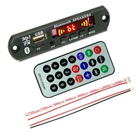 Kit Nirkabel USB Papan MP3 12V, Modul Audio Pemutar MP3 5V
