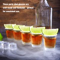 Verres à shot de 50 ml en gros, mini-gobelets et verres à whisky de 45 ml, verres à liqueur personnalisables avec logo