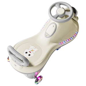 Voiture à bascule pour enfants de 1 à 3 ans, quatre roues silencieuses universelles, couleurs mélangées, voiture à bascule pour enfants, prix bas, jouets à roulettes pour bébé - Product Image 4
