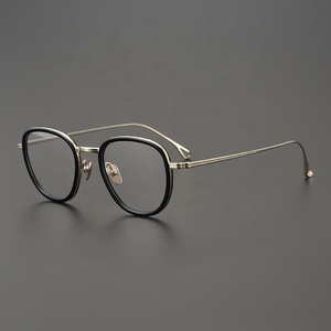 Kính Mắt Tròn Chất Lượng Cao Gọng Kính Titanium Gọng Kính Quang Học Dành Cho Nam Và Nữ Doanh Nhân - Product Image 6
