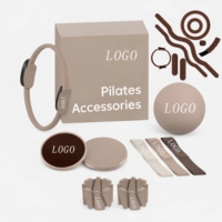 Ensemble de fitness pour la maison et la salle de sport : poids de cheville en silicone personnalisés avec logo, haltères, anneaux de musculation, tapis de yoga, accessoires de yoga et de Pilates