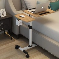 Bureau d'ordinateur en bois réglable de haute qualité Table de support Portable porte-stylo extensible petite Table de lit d'ordinateur portable pour une utilisation scolaire
