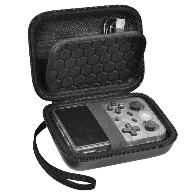 Game Console Storage Bag Handheld Game Console EVA Carry Case Bag for Rg353V/ Rg35Xx/ Rg353Vs/ R36S Game Console Case
