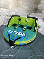 Jouets flottants tractables pour sports nautiques, tube gonflable de remorquage, bateau-tube, tube aquatique tractable, tube aquatique gonflable à rouler