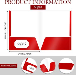A4 Văn phòng phẩm Kích thước trình diễn thư mục, mô nhiều lớp thư mục, được sử dụng cho vật tư văn phòng, quà tặng cho giáo viên và người lao động. - Product Image 2